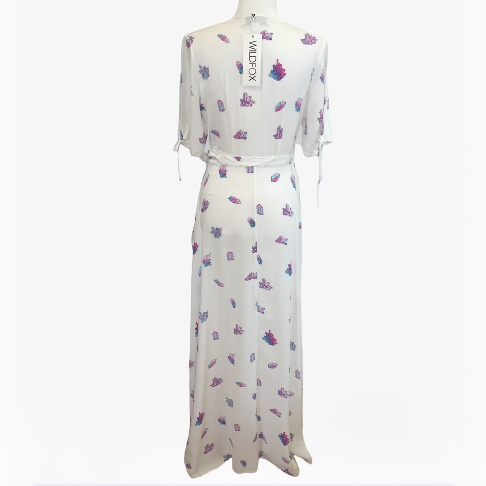 Wildfox Wrap Allover Print Women’s Maxi Dress -S/M - Picture 10 of 16